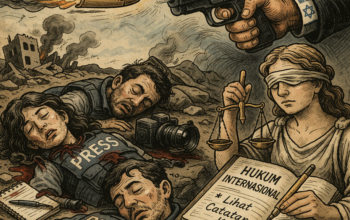 Peluru Lebih Cepat dari Deadline: Tiga Jurnalis Tumbang, Hukum Internasional Kembali Jadi Catatan Kaki