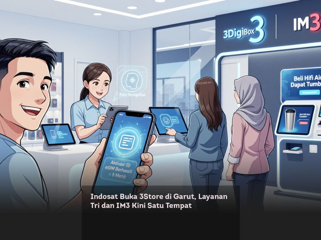 Indosat Buka 3Store di Garut, Layanan Tri dan IM3 Kini Satu Tempat