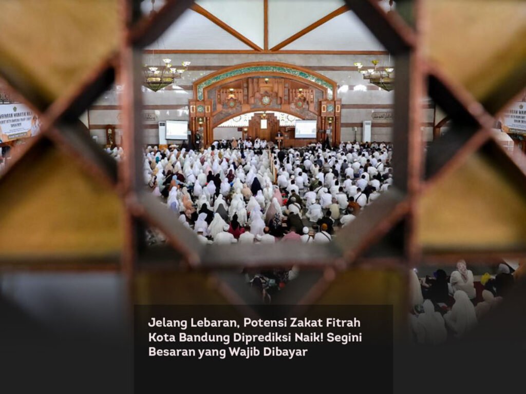 Jelang Lebaran, Potensi Zakat Fitrah Kota Bandung Diprediksi Naik! Segini Besaran yang Wajib Dibayar