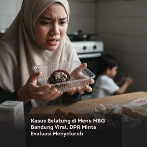 Kasus Belatung di Menu MBG Bandung Viral, DPR Minta Evaluasi Menyeluruh