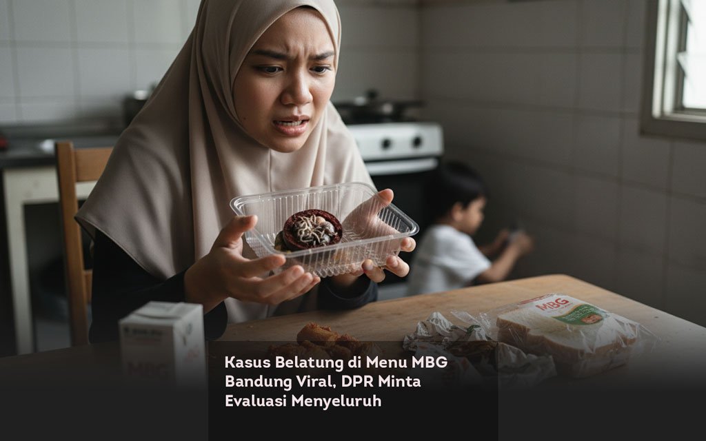 Kasus Belatung di Menu MBG Bandung Viral, DPR Minta Evaluasi Menyeluruh locusonline featured image Mar