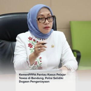 KemenPPPA Pantau Kasus Pelajar Tewas di Bandung, Polisi Selidiki Dugaan Penganiayaan