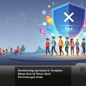 Kemkomdigi Apresiasi X, Terapkan Batas Usia 16 Tahun demi Perlindungan Anak