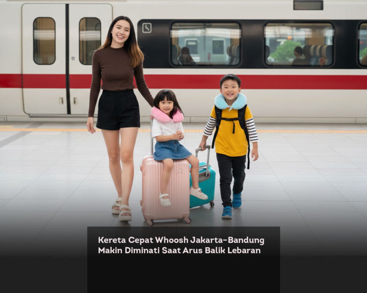Kereta Cepat Whoosh Jakarta–Bandung Makin Diminati Saat Arus Balik Lebaran