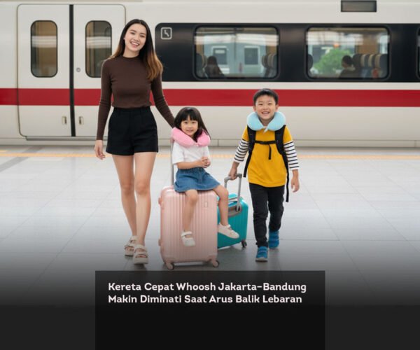 Kereta Cepat Whoosh Jakarta–Bandung Makin Diminati Saat Arus Balik Lebaran locusonline featured image Mar 2026