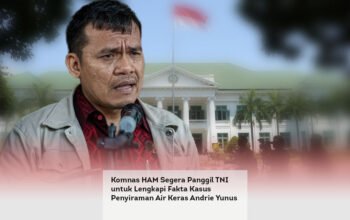 Komnas HAM Segera Panggil TNI untuk Lengkapi Fakta Kasus Penyiraman Air Keras Andrie Yunus
