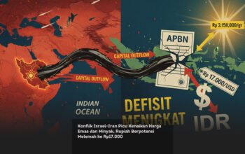 Konflik Israel–Iran Picu Kenaikan Harga Emas dan Minyak, Rupiah Berpotensi Melemah ke Rp17.000 locusonline featured image Mar