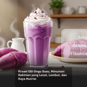 Kreasi Ubi Ungu Susu, Minuman Kekinian yang Lezat, Lembut, dan Kaya Nutrisi
