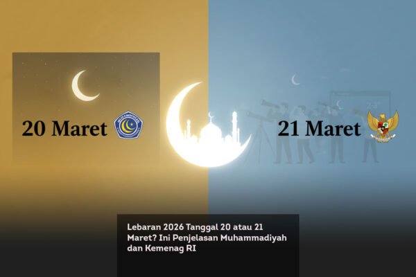 Lebaran 2026 Tanggal 20 atau 21 Maret Ini Penjelasan Muhammadiyah dan Kemenag RI locusonline featured image Mar 2026