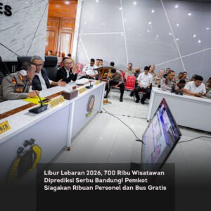 Libur Lebaran 2026, 700 Ribu Wisatawan Diprediksi Serbu Bandung! Pemkot Siagakan Ribuan Personel dan Bus Gratis