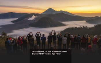 Libur Lebaran, 25.588 Wisatawan Serbu Bromo PNBP Tembus Rp2 Miliar