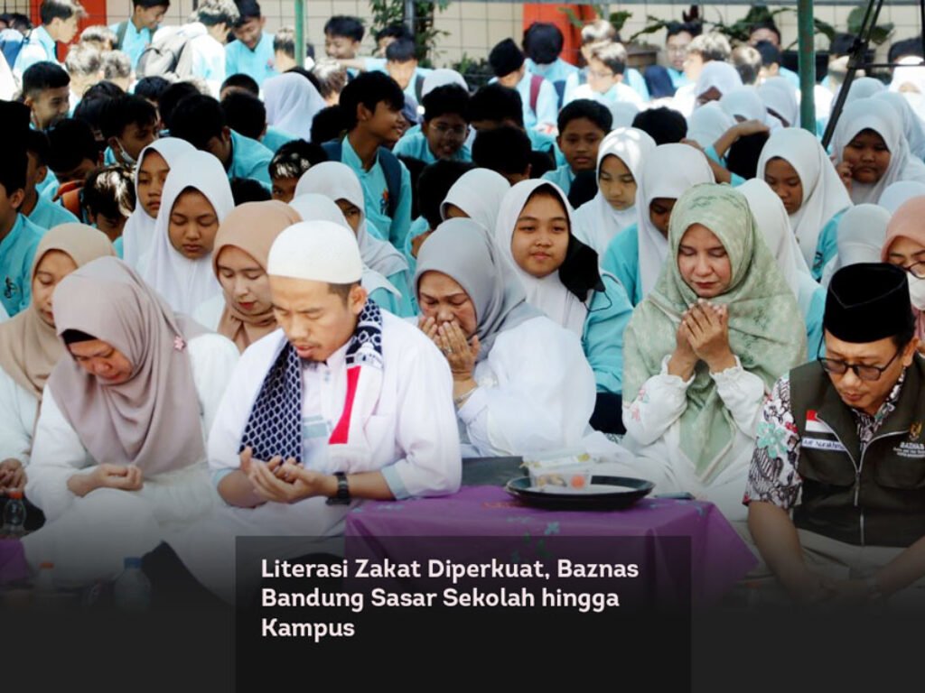 Literasi Zakat Diperkuat, Baznas Bandung Sasar Sekolah hingga Kampus