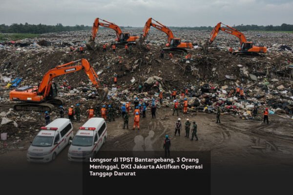 Longsor di TPST Bantargebang, 3 Orang Meninggal, DKI Jakarta Aktifkan Operasi Tanggap Darurat locusonline featured image Mar