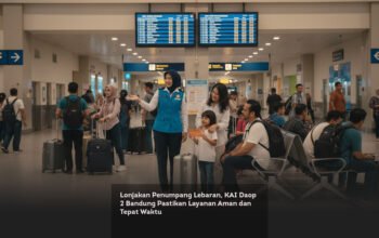 Lonjakan Penumpang Lebaran, KAI Daop 2 Bandung Pastikan Layanan Aman dan Tepat Waktu