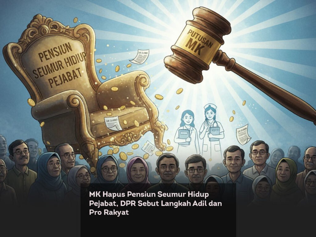 MK Hapus Pensiun Seumur Hidup Pejabat, DPR Sebut Langkah Adil dan Pro Rakyat