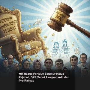 MK Hapus Pensiun Seumur Hidup Pejabat, DPR Sebut Langkah Adil dan Pro Rakyat