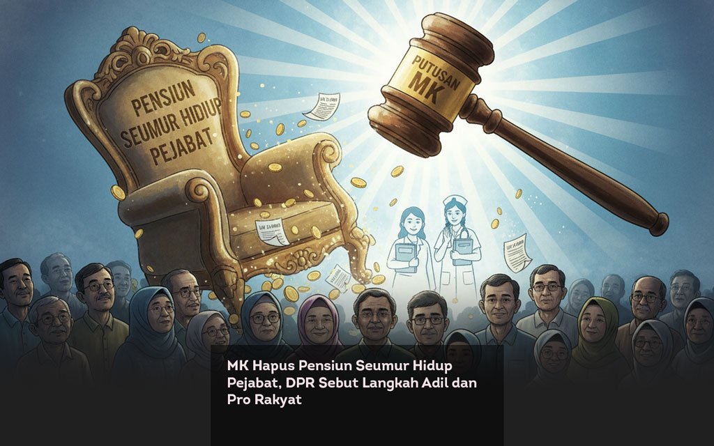 MK Hapus Pensiun Seumur Hidup Pejabat, DPR Sebut Langkah Adil dan Pro Rakyat locusonline featured image Mar 2026
