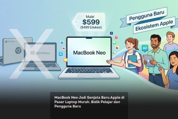 MacBook Neo Jadi Senjata Baru Apple di Pasar Laptop Murah. Bidik Pelajar dan Pengguna Baru locusonline featured image Mar 2026