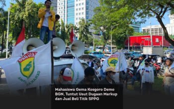 Mahasiswa Gema Kosgoro Demo BGN, Tuntut Usut Dugaan Markup dan Jual Beli Titik SPPG locusonline featured image Mar 2026