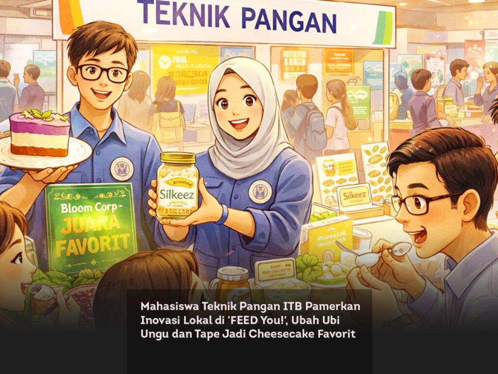 Mahasiswa Teknik Pangan ITB Pamerkan Inovasi Lokal di ‘FEED You!’, Ubah Ubi Ungu dan Tape Jadi Cheesecake Favorit