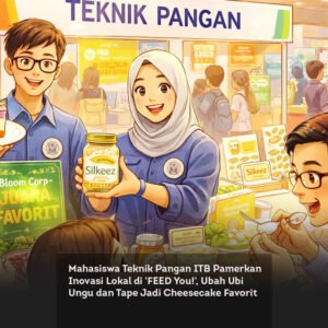 Mahasiswa Teknik Pangan ITB Pamerkan Inovasi Lokal di ‘FEED You!’, Ubah Ubi Ungu dan Tape Jadi Cheesecake Favorit