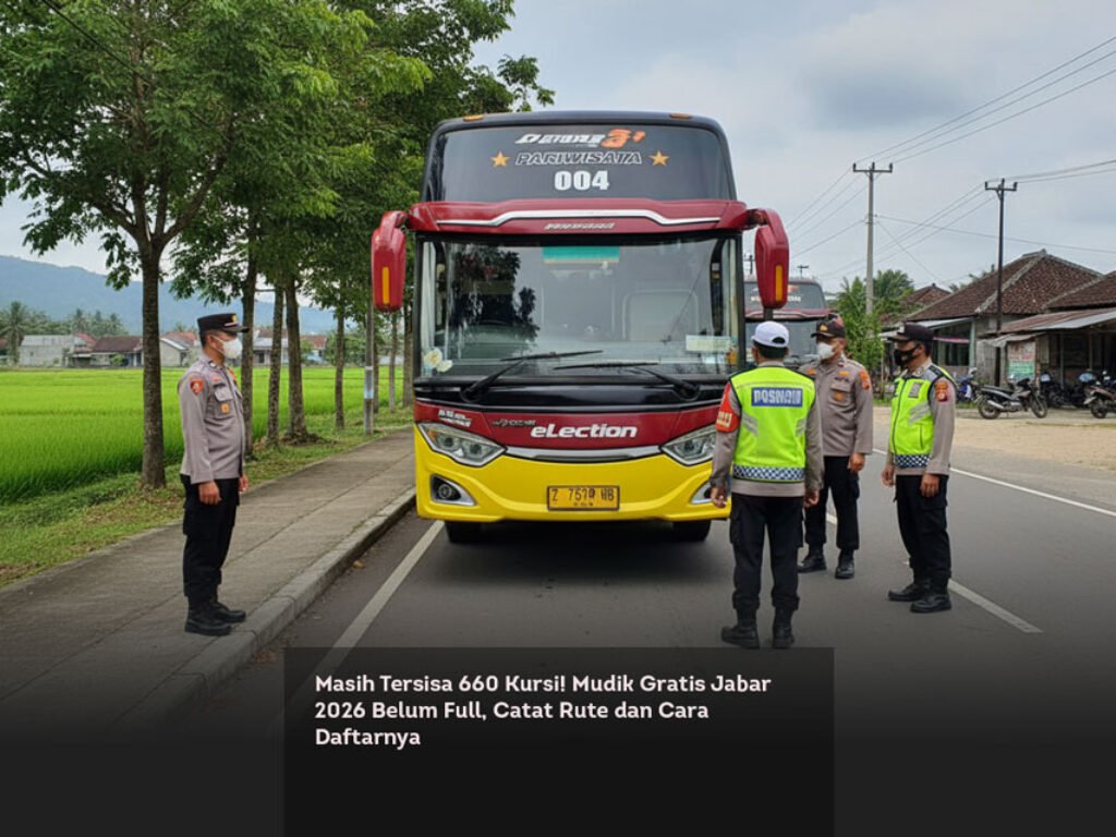Masih Tersisa 660 Kursi! Mudik Gratis Jabar 2026 Belum Full, Catat Rute dan Cara Daftarnya