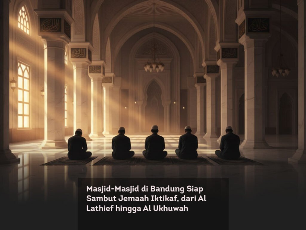 Masjid-Masjid di Bandung Siap Sambut Jemaah Iktikaf, dari Al Lathief hingga Al Ukhuwah