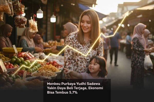 Menkeu Purbaya Yudhi Sadewa Yakin Daya Beli Terjaga, Ekonomi Bisa Tembus 5,7% locusonline featured image Mar 2026