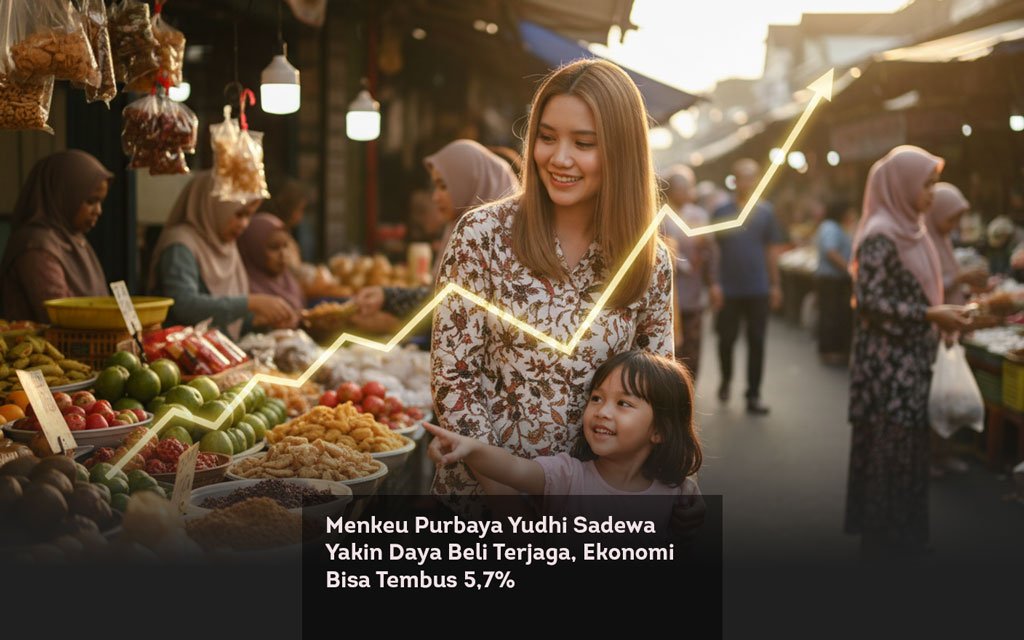 Menkeu Purbaya Yudhi Sadewa Yakin Daya Beli Terjaga, Ekonomi Bisa Tembus 5,7% locusonline featured image Mar 2026