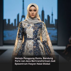 Menuju Panggung Dunia, Bandung Paris van Java Bertransformasi Jadi Episentrum Fesyen Halal Global