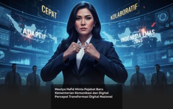 Meutya Hafid Minta Pejabat Baru Kementerian Komunikasi dan Digital Percepat Transformasi Digital Nasional locusonline featured image Mar 2026
