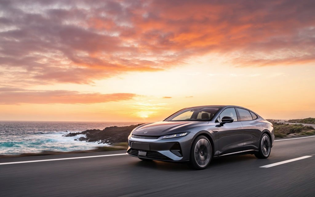 Mobil Listrik BYD Seal 08 Akselerasi di Jalanan