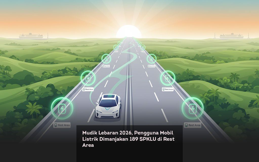 Mudik Lebaran 2026, Pengguna Mobil Listrik Dimanjakan 189 SPKLU di Rest Area locusonline featured image Mar 2026