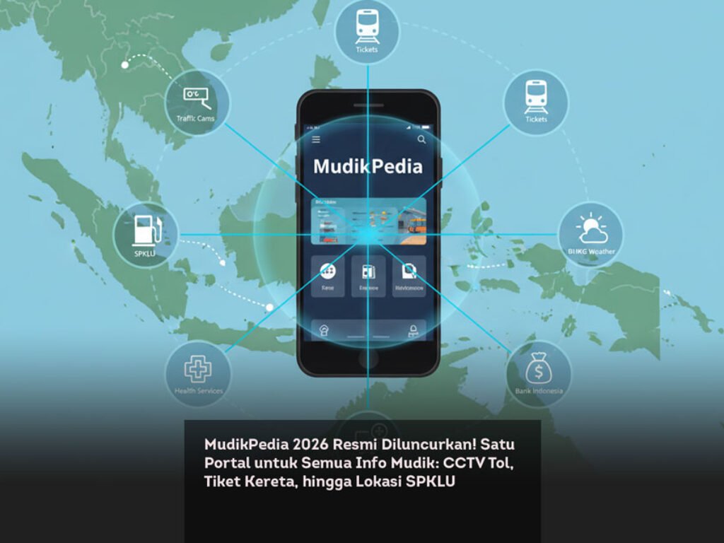 MudikPedia 2026 Resmi Diluncurkan! Satu Portal untuk Semua Info Mudik: CCTV Tol, Tiket Kereta, hingga Lokasi SPKLU