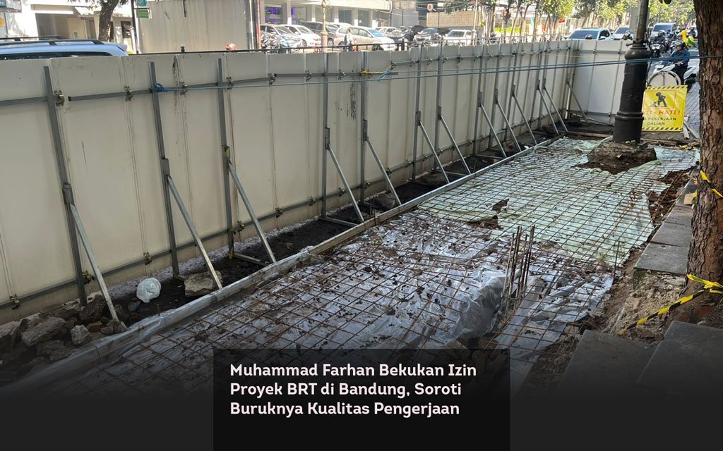 Muhammad Farhan Bekukan Izin Proyek BRT di Bandung, Soroti Buruknya Kualitas Pengerjaan locusonline featured image Mar 2026