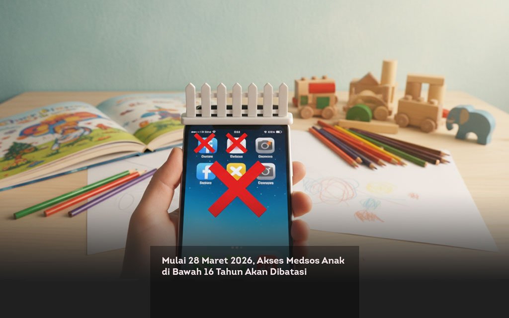 Mulai 28 Maret 2026, Akses Medsos Anak di Bawah 16 Tahun Akan Dibatasi locusonline featured image Mar