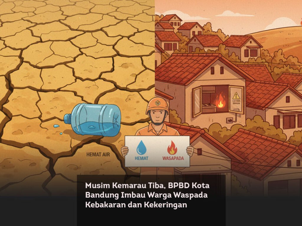 Musim Kemarau Tiba, BPBD Kota Bandung Imbau Warga Waspada Kebakaran dan Kekeringan