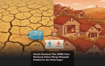 Musim Kemarau Tiba, BPBD Kota Bandung Imbau Warga Waspada Kebakaran dan Kekeringan