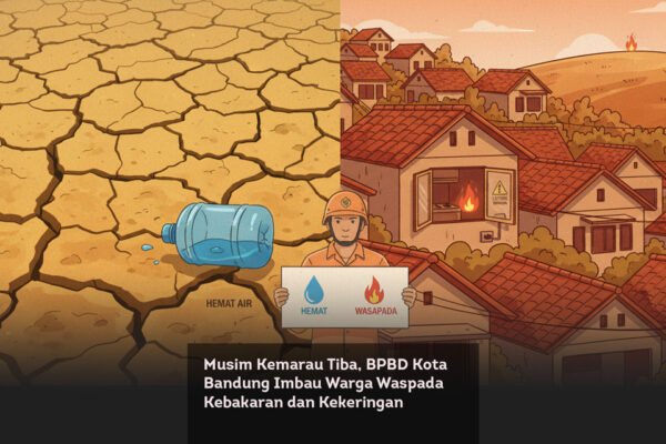 Musim Kemarau Tiba, BPBD Kota Bandung Imbau Warga Waspada Kebakaran dan Kekeringan locusonline featured image Mar 2026