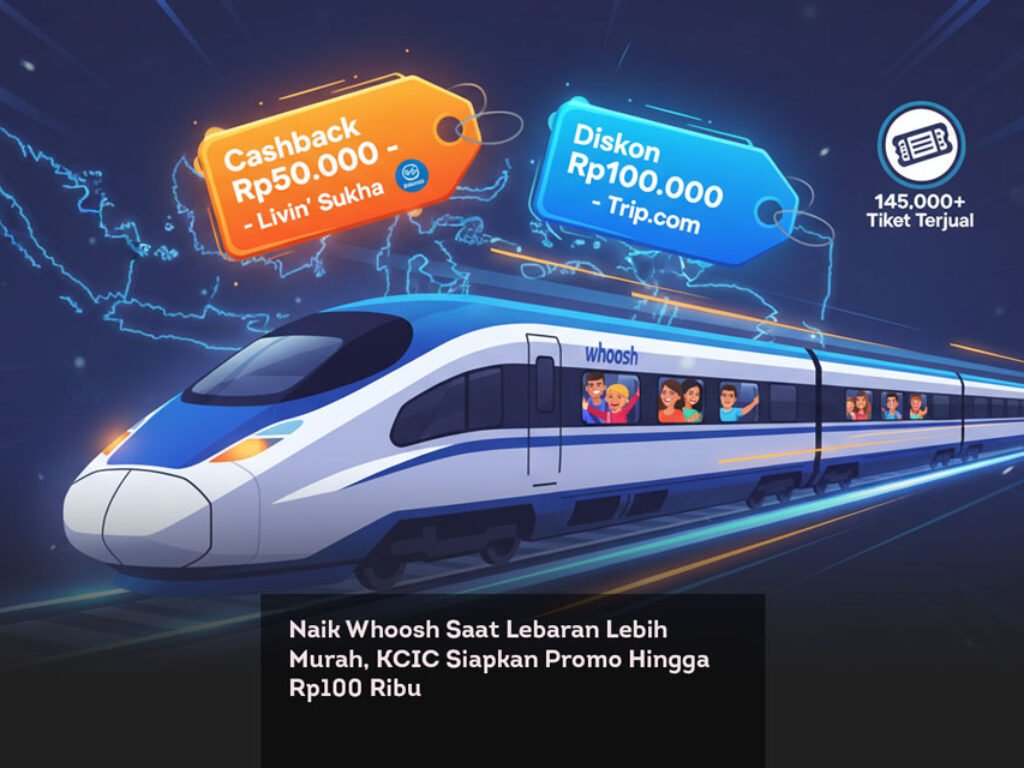 Naik Whoosh Saat Lebaran Lebih Murah, KCIC Siapkan Promo Hingga Rp100 Ribu