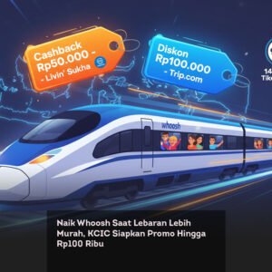 Naik Whoosh Saat Lebaran Lebih Murah, KCIC Siapkan Promo Hingga Rp100 Ribu