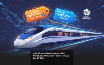 Naik Whoosh Saat Lebaran Lebih Murah, KCIC Siapkan Promo Hingga Rp100 Ribu