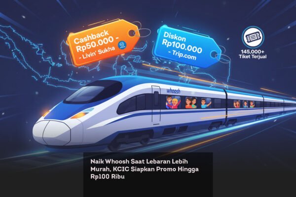 Naik Whoosh Saat Lebaran Lebih Murah, KCIC Siapkan Promo Hingga Rp100 Ribu locusonline featured image Mar 2026