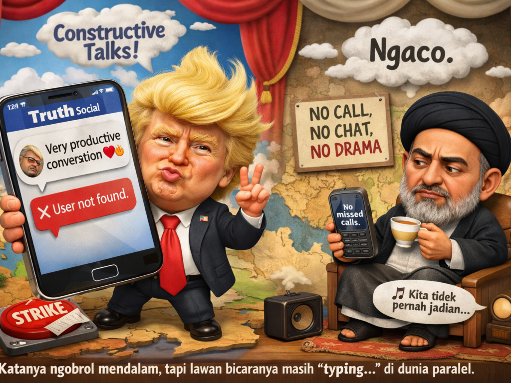 Trump Klaim ‘Obrolan Mesra’ dengan Iran, Teheran Balas dengan ‘Itu Ngaco’