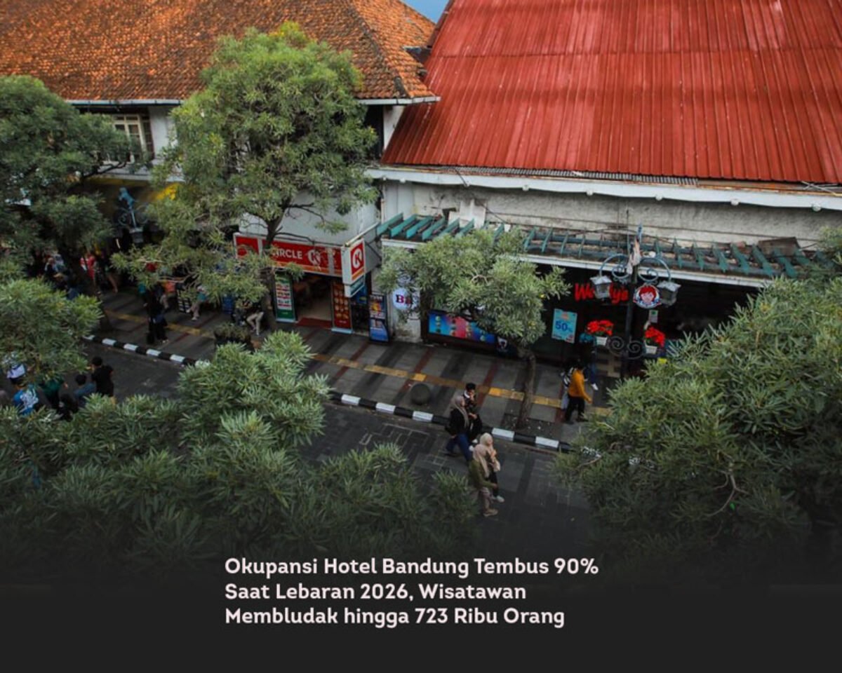 Okupansi Hotel Bandung Tembus 90% Saat Lebaran 2026, Wisatawan Membludak hingga 723 Ribu Orang