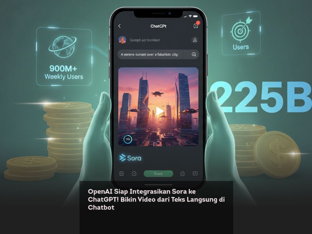 OpenAI Siap Integrasikan Sora ke ChatGPT! Bikin Video dari Teks Langsung di Chatbot