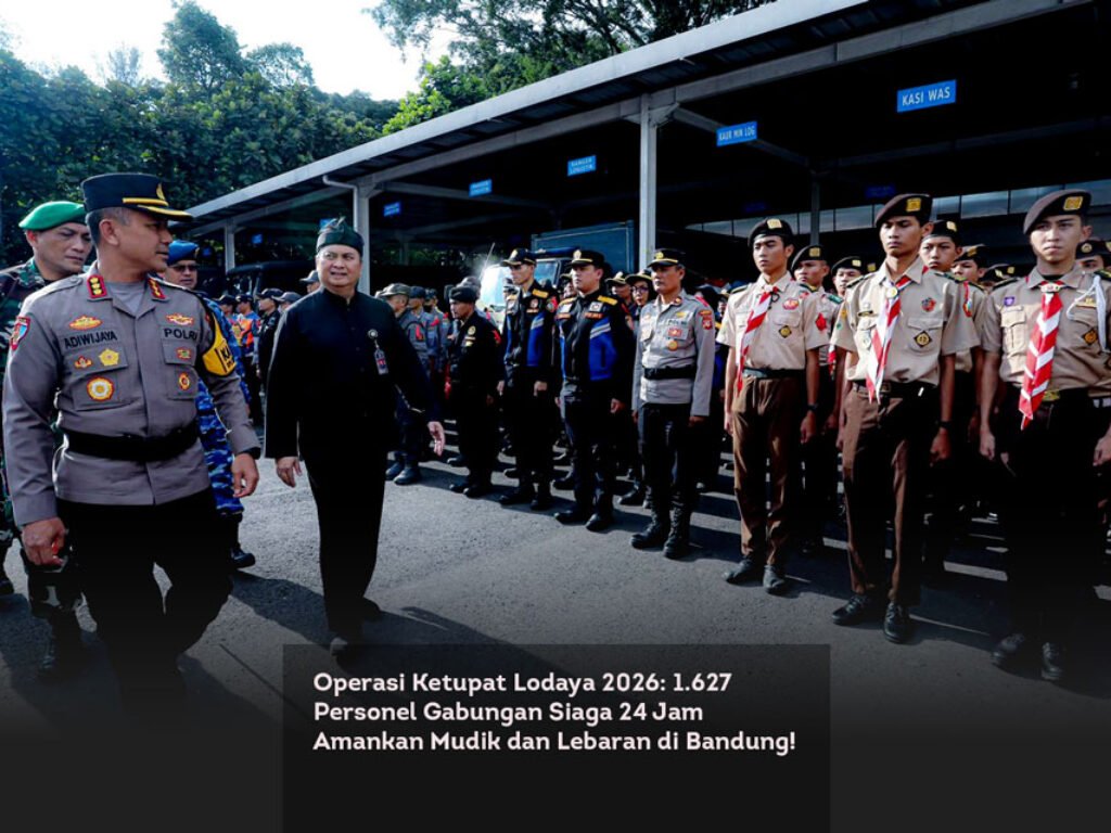 Operasi Ketupat Lodaya 2026: 1.627 Personel Gabungan Siaga 24 Jam Amankan Mudik dan Lebaran di Bandung!