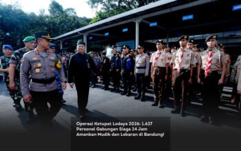 Operasi Ketupat Lodaya 2026, 1.627 Personel Gabungan Siaga 24 Jam Amankan Mudik dan Lebaran di Bandung! locusonline featured image Mar 2026