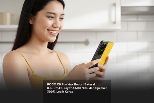 POCO X8 Pro Max Bocor! Baterai 8.500mAh, Layar 3.500 Nits, dan Speaker 300% Lebih Keras