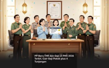 PP Baru THR dan Gaji 13 PNS 2026 Terbit, Cair Gaji Pokok plus 4 Tunjangan locusonline featured image Mar 2026